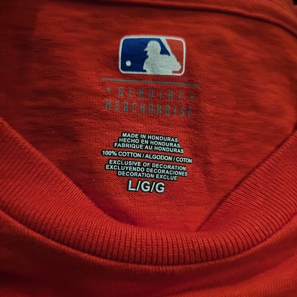 Philadelphia Phillies Roy Halladay 34 Baseball Jersey T Shirt Mens Large Red MLB - Picture 3 of 5